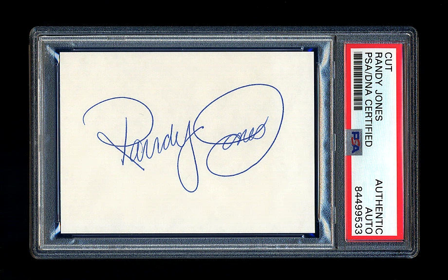 RANDY JONES SIGNED MINT CUT PSA/DNA AUTOGRAPHED SAN DIEGO PADRES 1976 CY YOUNG - Image 1 of 1