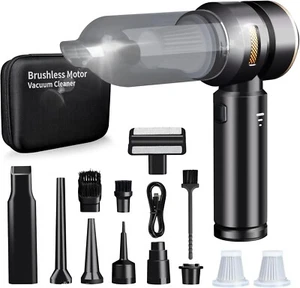 4 in 1 Car Vacuum Cleaner 25000PA High Power Mini Vacuum Cleaner Rechargeable - Picture 1 of 7