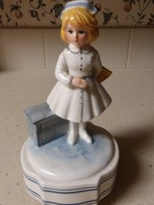 Vintage Nurse "Just A Spoonful Of Sugar" Music Box Collectible Excellent