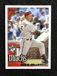 COLE GILLESPIE #US-314 2010 Topps Update Series QTY Rookie Arizona Diamondbacks - Picture 1 of 2