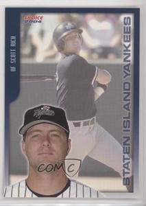 2004 Choice Staten Island Yankees Scott Rich #24