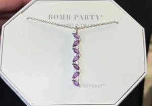 Bomb Party Necklace RBP4784 Sterling Club Alexandrite/.925 Sterling Silver - Picture 1 of 3