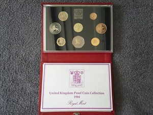 1984 United Kingdom 8 pcs Proof Set KM#PS45 - KM#926,927,928,929,930,931,932,936 - Picture 1 of 6