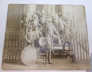 1897 UNITY JUNIOR FIFE & DRUM CORPS JERSEY CITY (NJ)ANTIQUE 8x10" ORIGINAL PHOTO - Picture 1 of 3