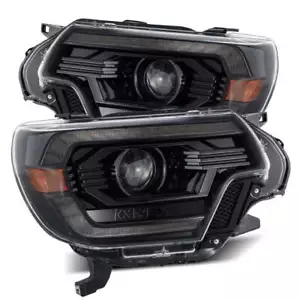 AlphaRex For 12-15 Toyota Tacoma PRO Halogen Projector Headlights Alpha-Black - Bild 1 von 8