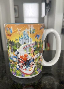 Walt Disney World 3D Four Parks One World Dad Coffee Mug - Picture 1 of 7