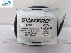 STANDARD 56613 BALLAST 120V 60Hz 0.35A LAMP TYPE 1 OUTDOOR - Picture 1 of 1
