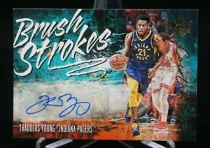 2018-19 Court Kings Brush Strokes #BR-TYG Thaddeus Young Pacers Auto /149 - Picture 1 of 2
