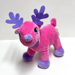 DAN DEE Collectors Choise Plush Reindeer Pink Purple Stuffed Animal Holiday - Picture 1 of 12