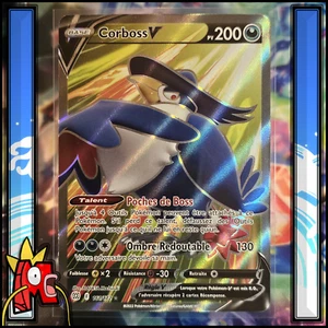 Carte Pokémon : Corboss V 161/172 - E&B Stars Étincelantes - AR - FA - NEUF - FR - Picture 1 of 3