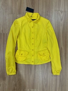 Womens Burberry Canary Shirt Jacket Size 42 Made In Italy - Picture 1 of 11