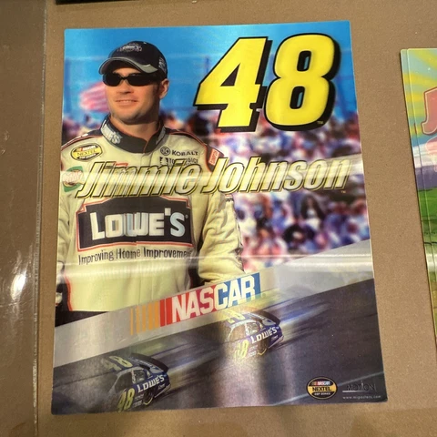 Jimmie Johnson #48 Lowe's Racing NASCAR 3D 16x20” Poster Cover