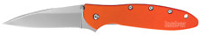Kershaw Knives Leek Liner Lock Orange Anodized Aluminum 14C28N 1660OR