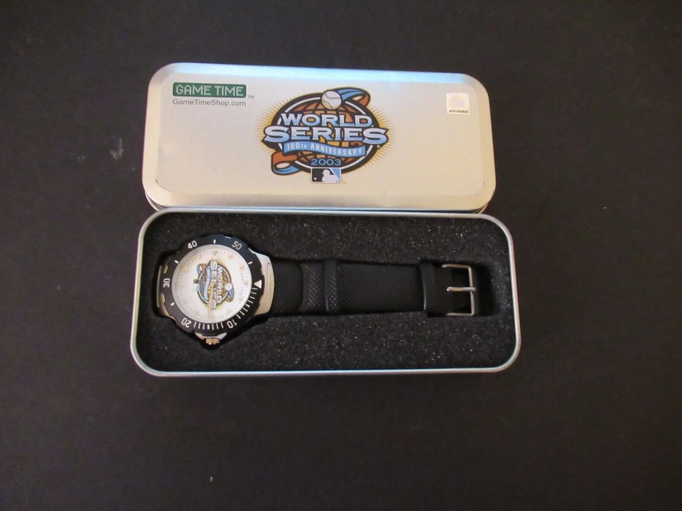 2003 Vintage Game Time World Series 100th Anniversary Wrist Watch New - Image 1 of 1