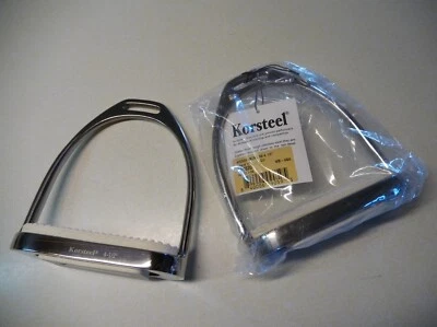 Айроны Korsteel Stirrup - с красками - 4 1/2 дюйма - новые в упаковке! - Изображение 1 из 4