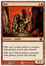 1x Okk MTG 8th Edition NM Magic Regular
