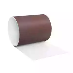 6 In. X 10 Ft. Brown/White Aluminum Roll Valley Flashing - Picture 1 of 4