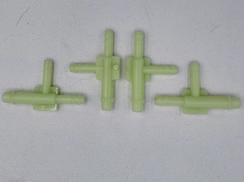 Washer Hose T Connector Tee 1964-1966 Ford Mustang 1966-67 Bronco Falcon (4Pc) - Image 1 of 1