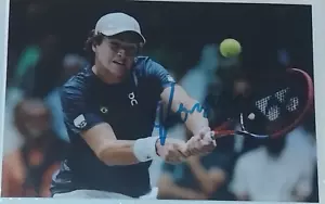 AUTOGRAPH JOAO FONSECA PHOTO HAND SIGNED RARE BRAZIL TENNIS US OPEN ATP NEXT GEN - Picture 1 of 1