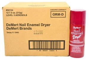 DeMert Nail Enamel Polish Lacquer Varnish Fast Quick Dry Spray 212gm box of 12pc - Picture 1 of 1