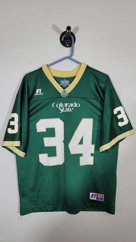 Russell NCAA CSU Colorado State Rams Football #34 Men's Jersey Size Medium Cover
