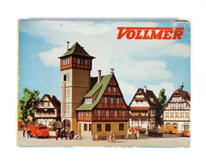 Vintage VOLLMER 3752 HO H0 1:87 KIT FIRE ENGINE SHED , REMISE DES POMPIERS - Picture 1 of 2