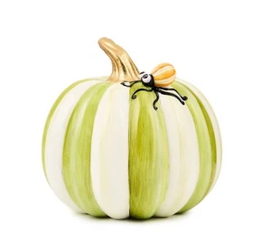 MACKENZIE-CHILDS Fergal's Friend Araña en Mini Musgo Raya Calabaza - Imagen 1 de 3