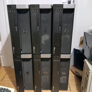 1x Dell Precision T3610 Desktop Computer Workstation 32GB Quad Core 3.7ghz Xeon - Picture 1 of 13