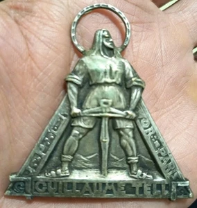 medaille franc macon Orient de Paris Guillaume Tell signe JP - Picture 1 of 3