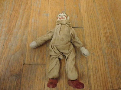 Antiguo juguete de cabeza de payaso de tamaño completo de circo Schoenhut Dumpty Dumpty de colección Foto 1 de 4