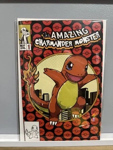 Amazing Charmander Monster #1 Rebel G Ltd 20 C2E2 SECRET DROP (ASM 300 Homage) - Picture 1 of 3