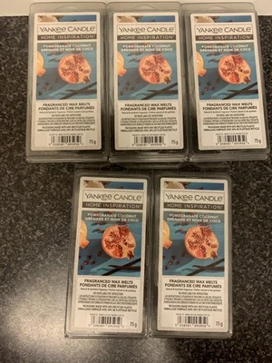 Yankee Candle Home Inspiration Pomegranate Coconut Melts 5 Packs of 6 Cubes - Image 1 of 2