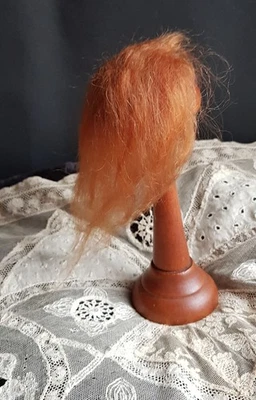 perruque mohair mignonnette mignonette poupée ancienne - Photo 1/4
