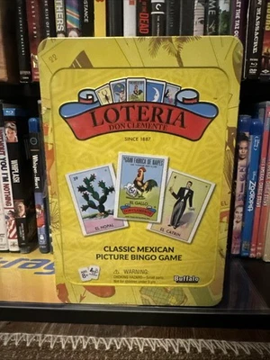 Don Clemente Loteria Classic Mexican Picture Bingo Game Tin NEW - Image 1 of 3