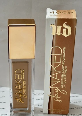 Urban Decay STAY NAKED WEIGHTLESS LIQUID FOUNDATION Shade 40CP Full Size 30ml - Image 1 of 4