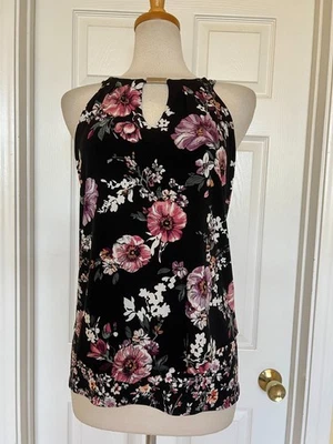 WHITE HOUSE BLACK MARKET floral tank top size S - Image 1 of 4
