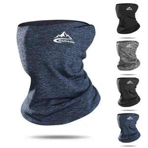 Thermal Neck Warmer Face Cover for Men Women Winter Ski Tube Scarf Ear Face Mask - Picture 1 of 15