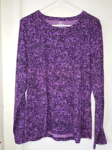 Neu ohne Etikett Jones New York Sport Pullover schwarz/lila Größe XL #410 - Bild 1 von 3