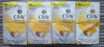24 Olay Outlast Ultra Moisture Shea Butter Beauty Bars (4 Packs of 6)  New Rare - Image 1 of 2