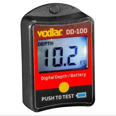 FL Vexilar DD-100 Digital Depth Indicator & Battery Gauge Ice Fishing - Image 1 of 3