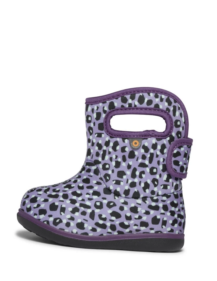 Bogs Outdoor Boots Girls WP Leopard Washable Purple Multi 73266I - Image 1 of 1