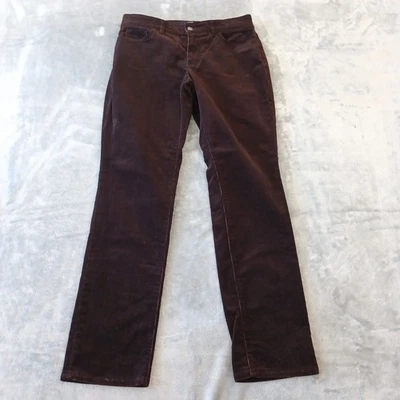 Chaps Pants Womens Size 6 Brown Corduroy Pockets Chino 30x29.5 Mid Rise - Image 1 of 4