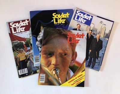 Soviet Life - 1989 - lot of 4 issues + special edition / Bush/Reagan/Gorbachev Foto 1 de 4