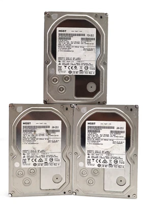LOT 3x HGST HUS724020ALA640 3.5" 2TB SATA 6Gb/s 7200RPM Hard Drive 0F19451 - Image 1 of 2