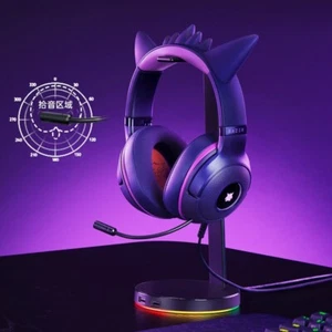Razer x Pokémon Gengar Kraken V3 X Wired Headset Headphone Limited Edition - Picture 1 of 6