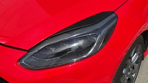 HEADLIGHT EYEBROWS FOR FORD FIESTA MK8 (2017-2021) ABS PLASTIC - Picture 1 of 2
