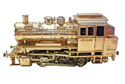 Märklin Modelleisenbahn Dampflok 3000 BR 89 DB H0 gold - Bild 1 von 4