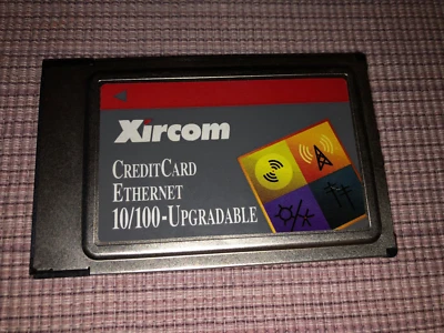XIRCOM CREDIT CARD ETHERNET 10/100 Upgradable PCMCIA Karte - Bild 1 von 2