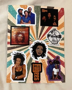 Pegatina Fugees - Lauryn Hill - The Score - Killing Me Softly - Pras - Wyclef años 90 - Imagen 1 de 3