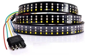 60” Triple Row LED Tailgate Light Bar - 5 Functions: Reverse, Brake, Running - Picture 1 of 7